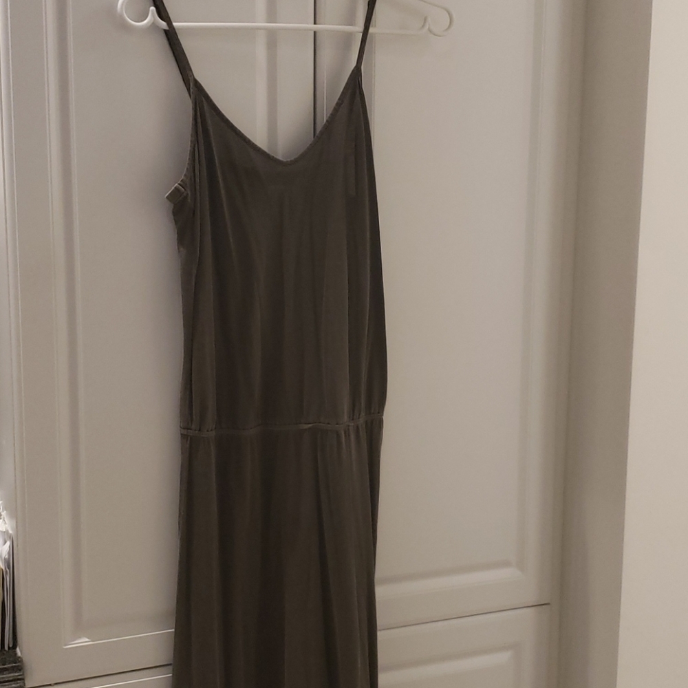 TNA Army Green Maxi Dress